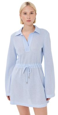 SIMKHAI Tammie Mini Dress Periwinkle Sky L