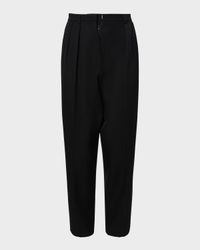 Emmett Straight-Leg Wool Trousers