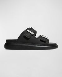 Men's Rubber Double-Buckle Sandals