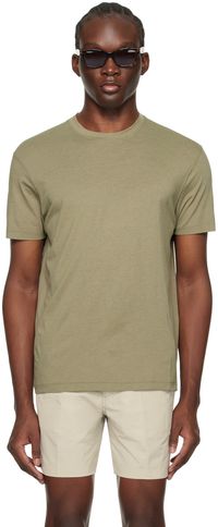 TOM FORD Green Crewneck T-Shirt