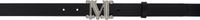 Max Mara Black Mgraziata 25 Belt