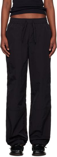 JW Anderson Black Panelled Track Pants