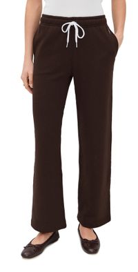 Polo Ralph Lauren Arctic Fleece Knit Ankle Open Bottom Sweatpants Circuit Brown S