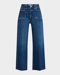 Anessa Raw Hem Jeans with Set-In Pockets