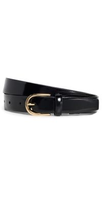 Vince Spazzolato Belt Black / Gold S