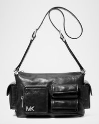 Dakota Medium Pocket Leather Shoulder Bag