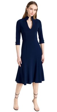 Black Halo Kensington Dress Pacific Blue 8