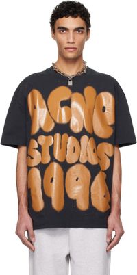Acne Studios T-shirt noir à logo