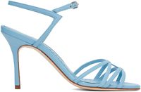 Manolo Blahnik Blue Solisa Heeled Sandals