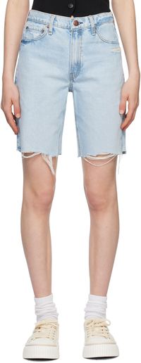 rag & bone Blue Vintage Denim Shorts