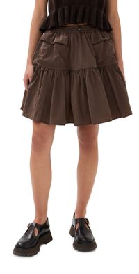 Cecilie Bahnsen Blair Skirt Brown 8