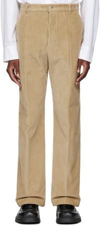 Bottega Veneta Beige Creased Trousers