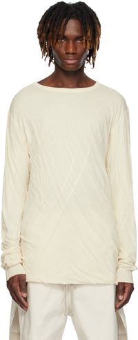 Rick Owens Off-White Hollywood Jumbo Double LS T-shirt