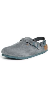 Birkenstock Tokio Clogs Basalt Gray (Black Outsole) 42