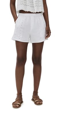 Madewell Eyelet Pull-On Shorts White S