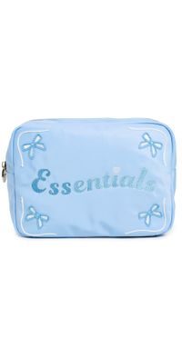 Stoney Clover Lane Essentials Embroidered Large Pouch Periwinkle One Size