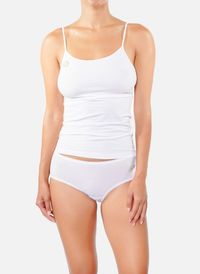 Huit - Ensemble débardeur et culotte - Taille XL - Blanc