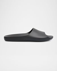 Ama Rubber Flat Slide Sandals