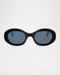 Triomphe 52mm Oval Sunglasses