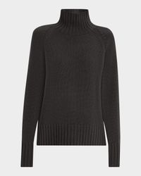 Wool-Cashmere Mock-Neck Sweater