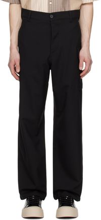 Marni Black Straight-Leg Cargo Pants