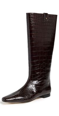 Larroudé Alexis Flat Boots Dark 8