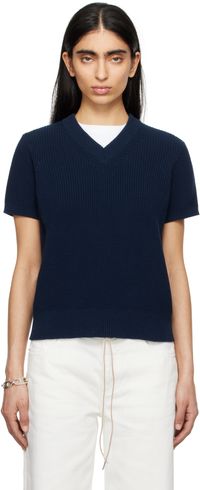 Still Here Navy Hotel Sweater