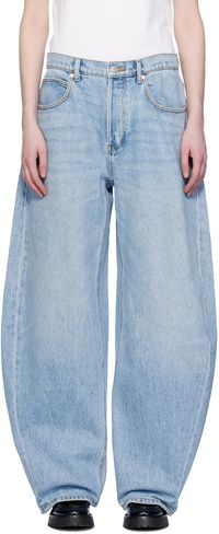 Alexander Wang Blue Oversized Jeans
