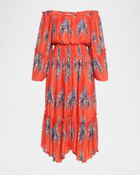 Alyce Off-Shoulder Midi Dress