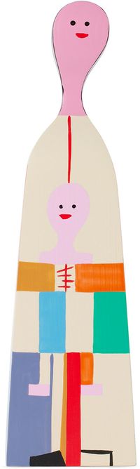 Vitra Pink Wooden Doll No. 4 Figurine