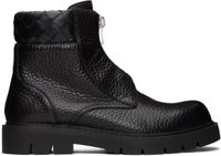 Bottega Veneta Black Haddock Ankle Boots