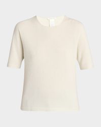 Ipar Short Sleeve Cashmere Top