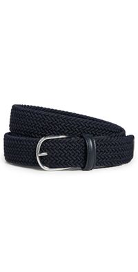 Anderson's Nylon Woven Belt Navy B1 40