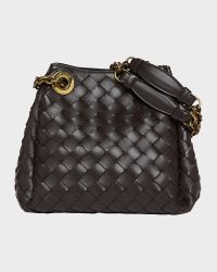 Small Parachute Leather Shoulder Bag