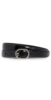 Vince 20mm Fe Spazzolato Belt Black/Palladium M