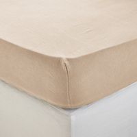 Madura - Drap housse - Taille 140x200 cm - Beige