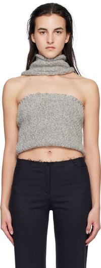 Paloma Wool Gray Kasim Turtleneck