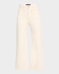Grant High-Rise Wide-Leg Crop Jeans