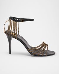 Babylone Strappy Chain YSL Stiletto Sandals