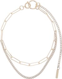 Justine Clenquet Silver & Gold Pixie Choker