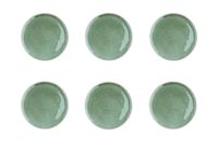 Bjorn - Assiette magma ø20cm - 6 pièces - cobalt - Taille Unique - Vert