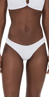 LSPACE Rocky Classic Bikini Bottoms White M