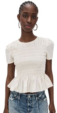 DAZE Chloe Top Cloud Dancer L