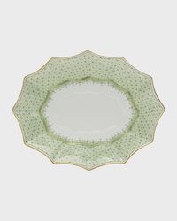 Apple Lace 12-Sided Lobed Large Tray
