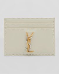 YSL Monogram Card Case in Smooth Leather