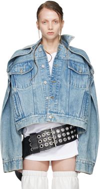 Jean Paul Gaultier Blue Shayne Oliver Edition Denim Jacket