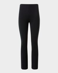 Cindy Signature Jersey Bootcut-Leg Ankle Pants