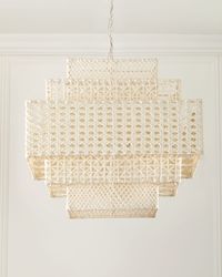 Wicker 28.5" 2-Light Chandelier