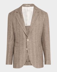 Men's Textured Chevron Sport Jacket