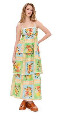Show Me Your Mumu Peyton Midi Dress Country Bouquet XS
